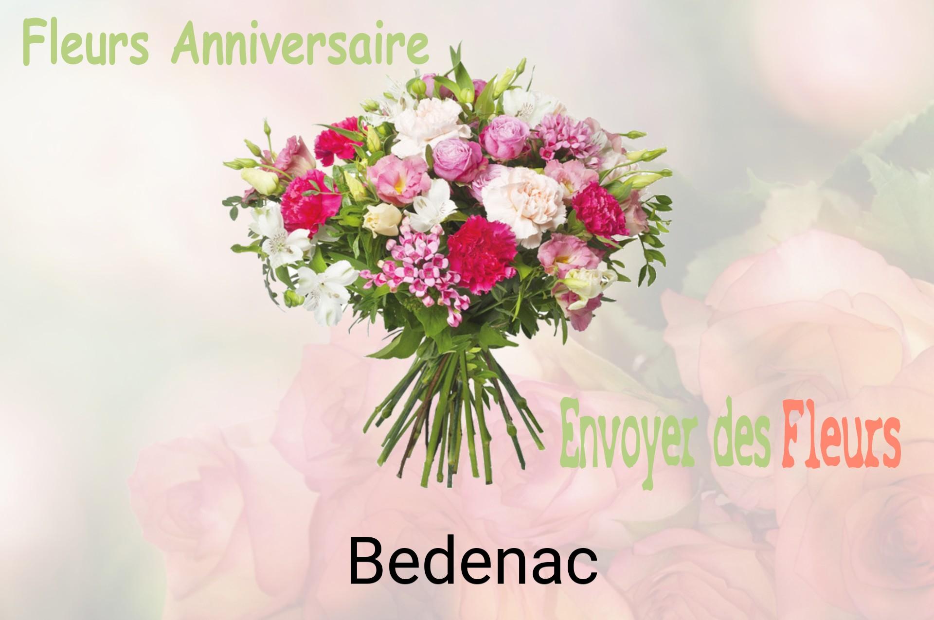 Bouquet de fleurs d’anniversaire livré à Bedenac